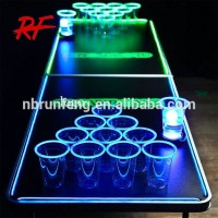 factory directly 8ft Professional Beer Pong Table with led