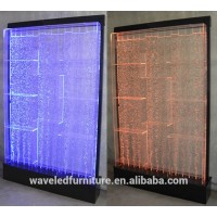 LED indoor colorful bar bubble wall with shelves for sale