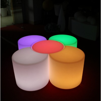 remote control outdoor led column lounge chair with 16 color