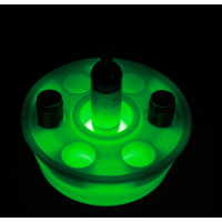 Round led bottle holder led bar tray for night club party