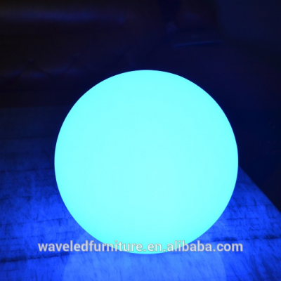 Waterproof remote control wireless glow illuminated rgb led ball light for swimming pool