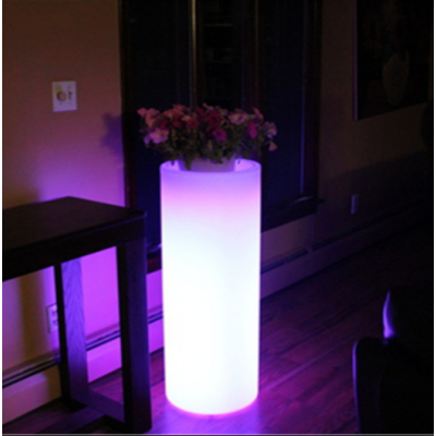 Led Plastic Vase Light Planter Garden Wholesale Lighted Flower Pot