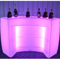 Color changing big size night culb new style design led bar counter