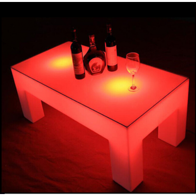 Led Equipment Glowing Event dinner bar Tables with 16 colors changing